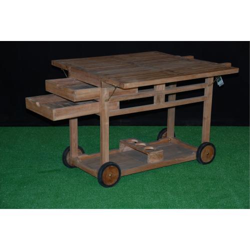 Trolley in teak