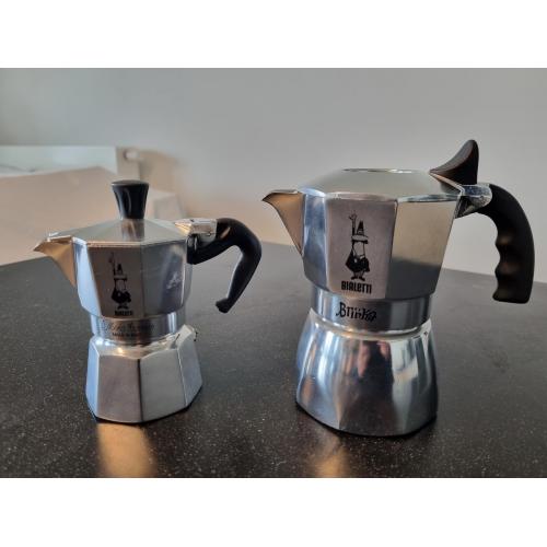 Set van 2 Bialetti Brikka percolators