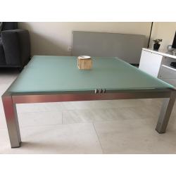 Glazen salon tafel Italiaans design