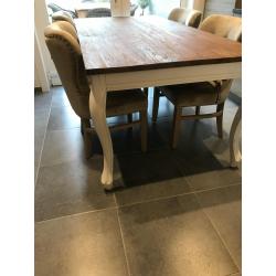 Landelijke tafel 200x100x78 (zonder stoelen)