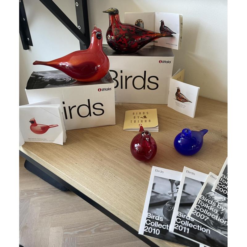 Nieuw in doos: Iittala Oiva Toikka – Nuutajärvi birds