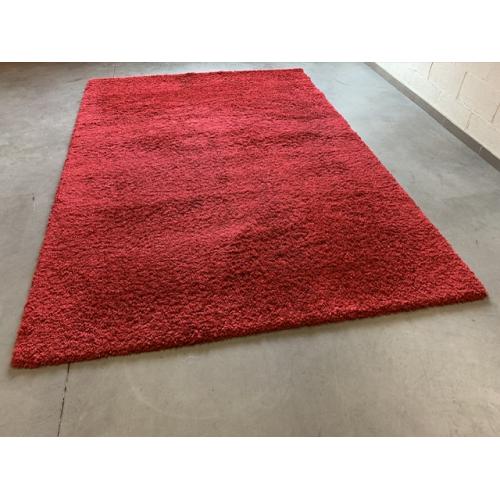 Gelijk nieuw groot kwalitatief dik rood tapijt, 2m x 2m90