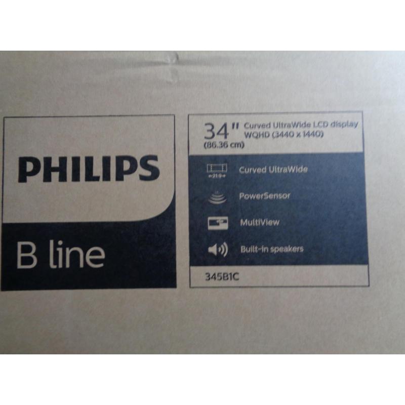 PHILIPS curved ultra wide lcd display 34 inch