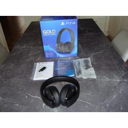 Sony PS4 Gold wireless headset.