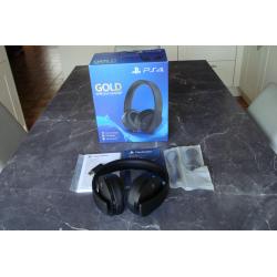 Sony PS4 Gold wireless headset.