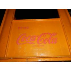 Coca-Cola krat van Nederlandse bodem - jaren &#039;80 oranje/rood