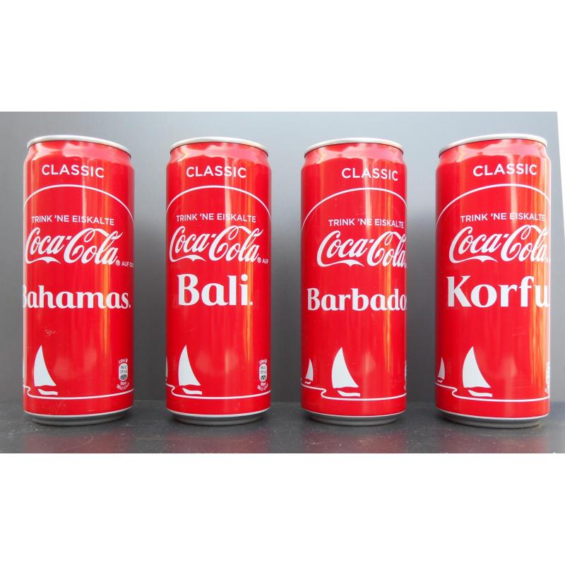 15 duitse Trink &#039;ne Eiskalte Coca Cola blikjes - Classic