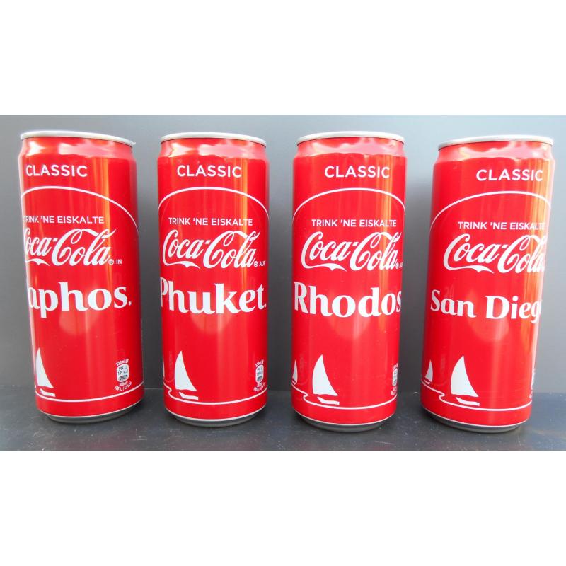 15 duitse Trink &#039;ne Eiskalte Coca Cola blikjes - Classic