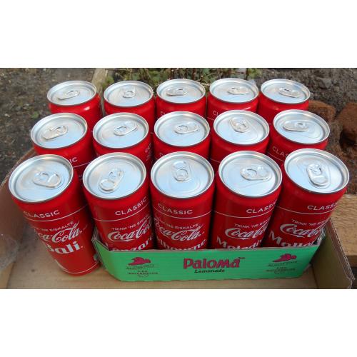 15 duitse Trink &#039;ne Eiskalte Coca Cola blikjes - Classic