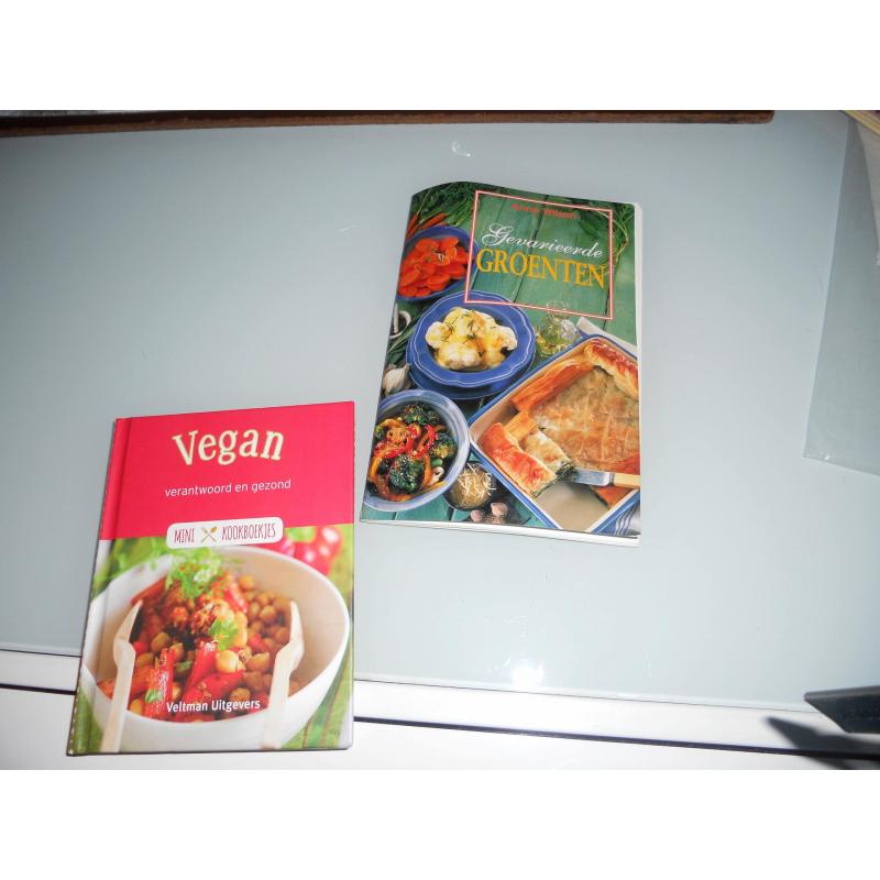 vegetarische en andere niet gebruikte kookboeken