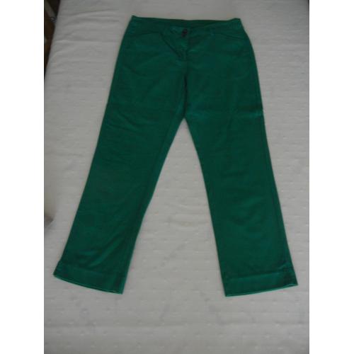 Groen 3/4 broek dames - merk Vero Moda - maat 38