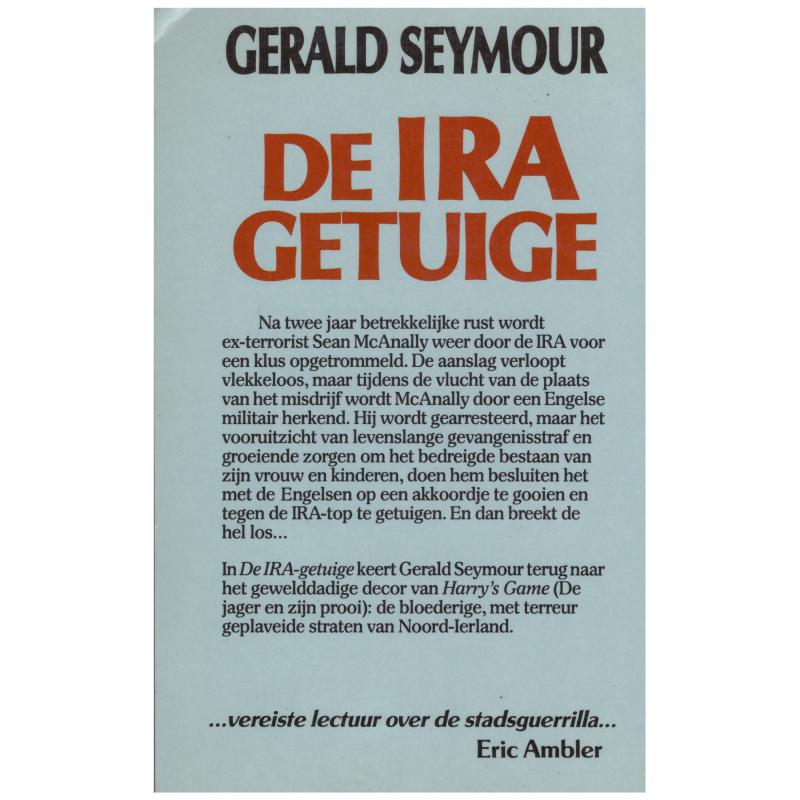 Gerald Seymour - De IRA-getuige