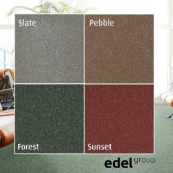 Edel Carpets Lima Slate grijze Tapijttegels VOORDELIG!