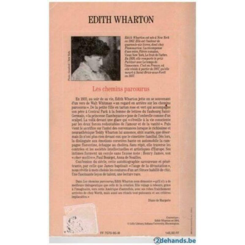 Edith Wharton - Les chemins parcourus