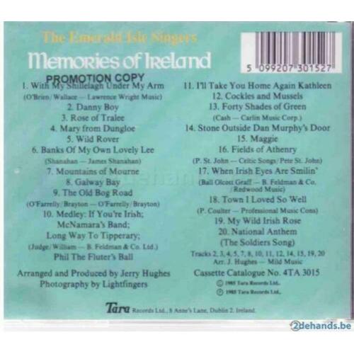 The Emerald Isle Singers – Memories Of Ireland