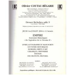 Olivier Coutau-Bégarie - Empire et souvenirs historiques