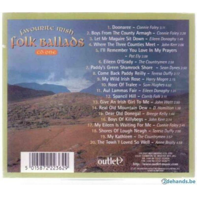 Favourite Irish Folk Ballads (3 CDs)