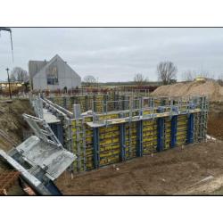 300m2 Betonbekisting Kelderwanden Bekisting Beton