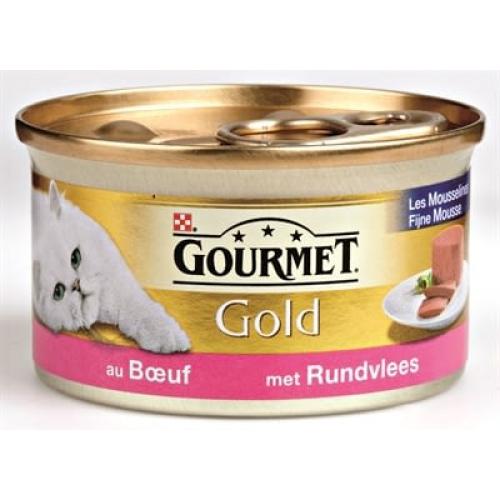 Gourmet Gold Mousse - Rund - Kattenvoer - 24 x 85 g