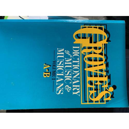 Grove&#039;s Dictionary of Music and Musicians paperback 5th edition 1954