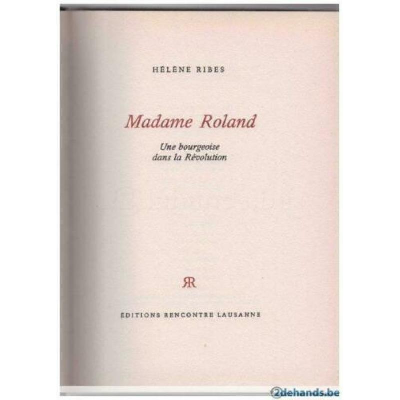 Hélène Ribes - Madame Roland