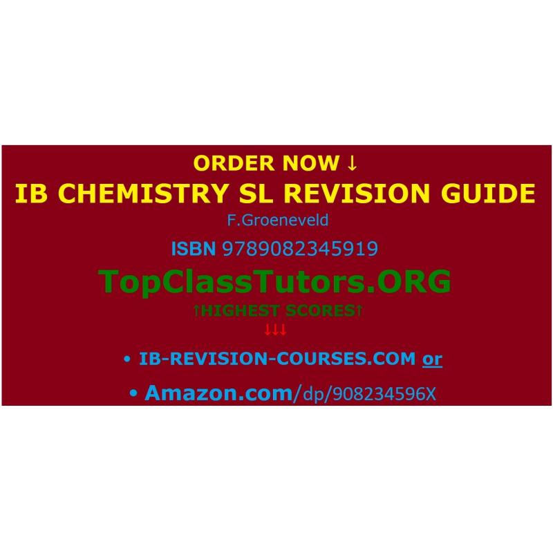 IB Chemistry HL Revision guide