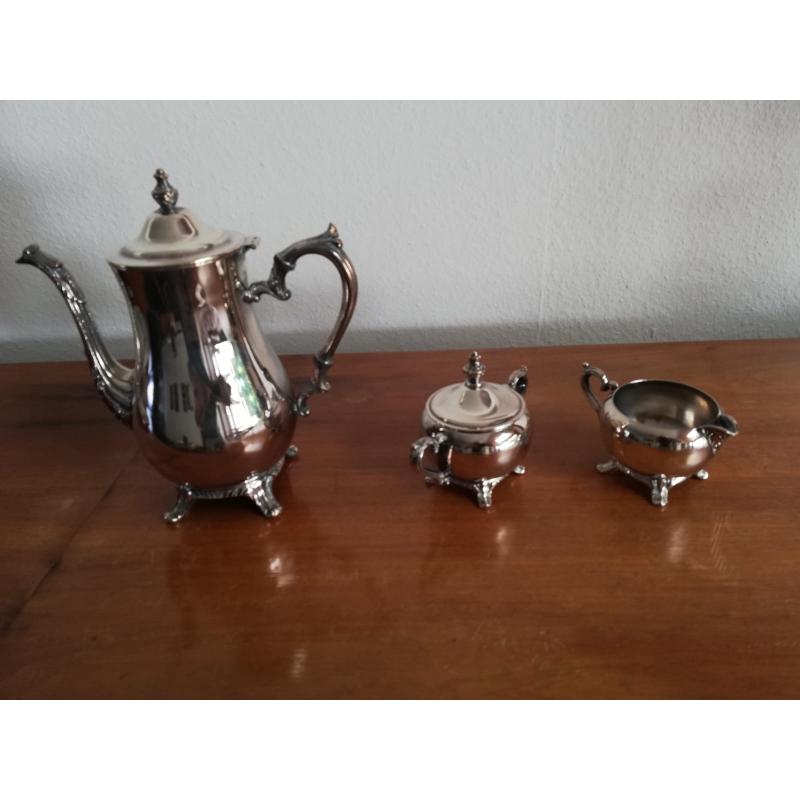 Verzilverde koffieset of theeset International Silver Co.