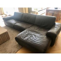 Lederen loungezetel natuzzi