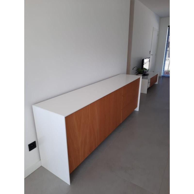 Set dressoir, tv-meubel, eet- en salontafel