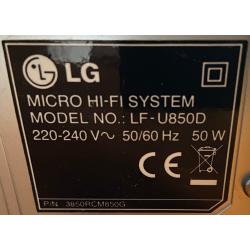 Stereo installatie LG type LF-U850
