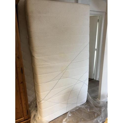 3 Pocketveren matrassen met koudschuim afdeklaag 110x210cm