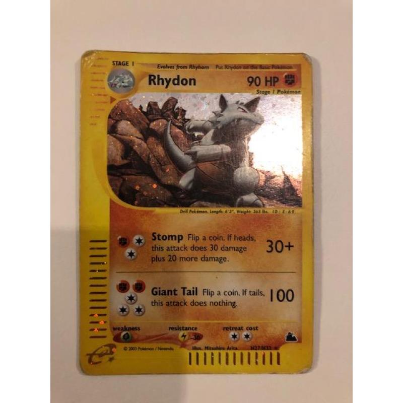 Pokemon Rhydon H27/h32 Holo Psa 10 GEM Mint Skyridge