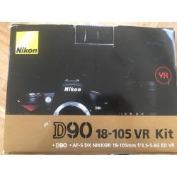 Nikon D90 full kit  with  gratis Nikkor 50mm Lens  and various accessories