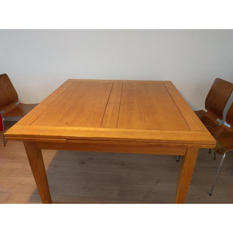 Massief eiken Eettafel