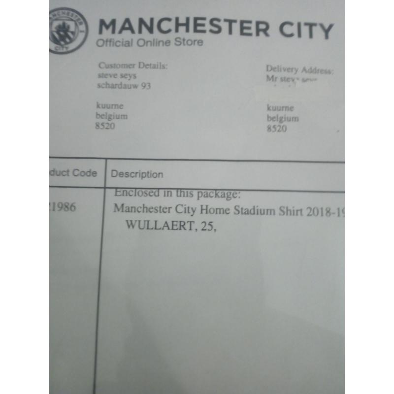 Tessa Wullaert trui L Manchester City