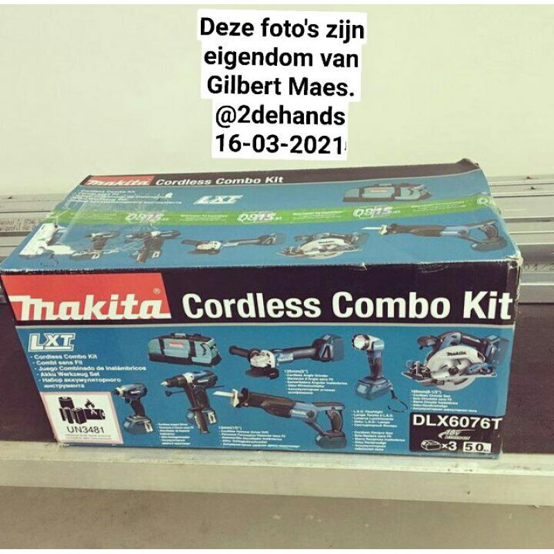 Makita Gereedschap combo kit. (Draadloos)