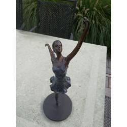 beeld bronzen ballerina