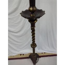 Antieken grote bronzen staanlamp