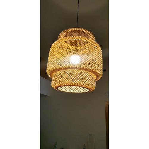 Hanglamp van bamboe