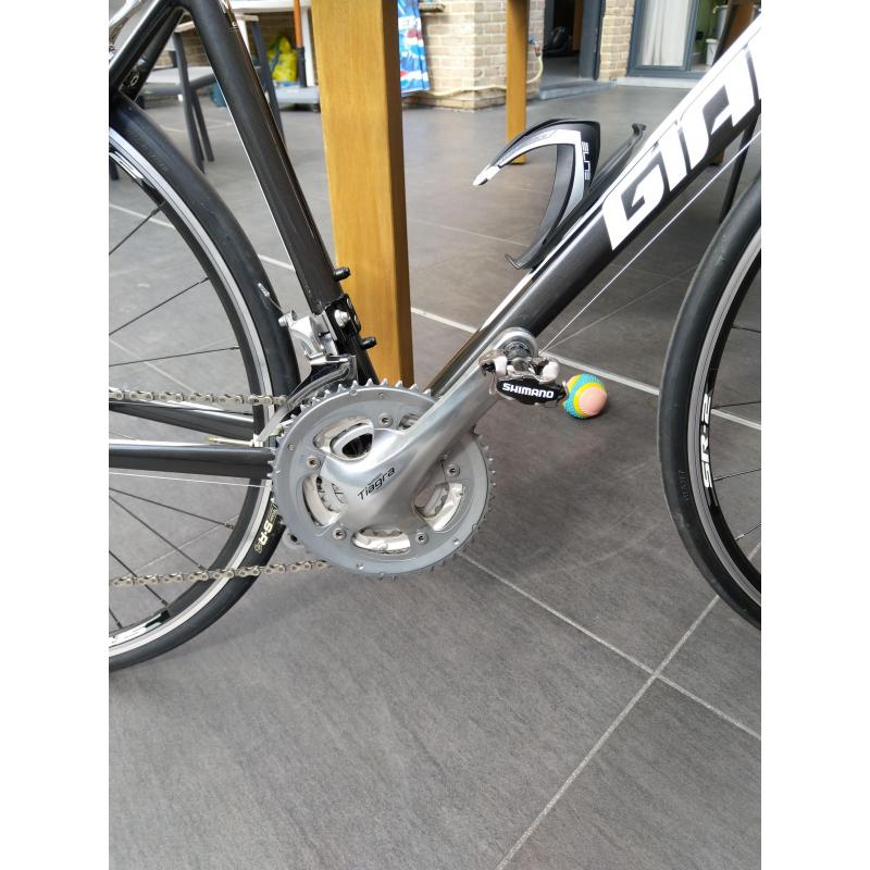 Racefiets Giant met toebehoren