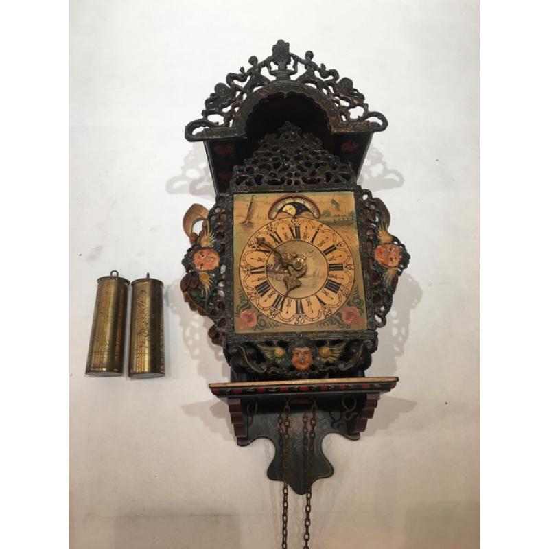 Friesian “Stoelklok” pendulum clock