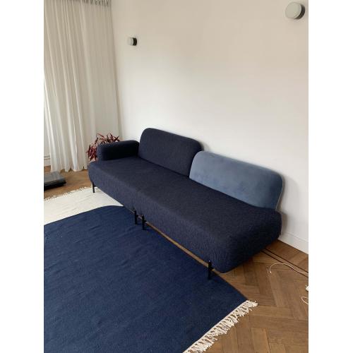 blauwe sofa