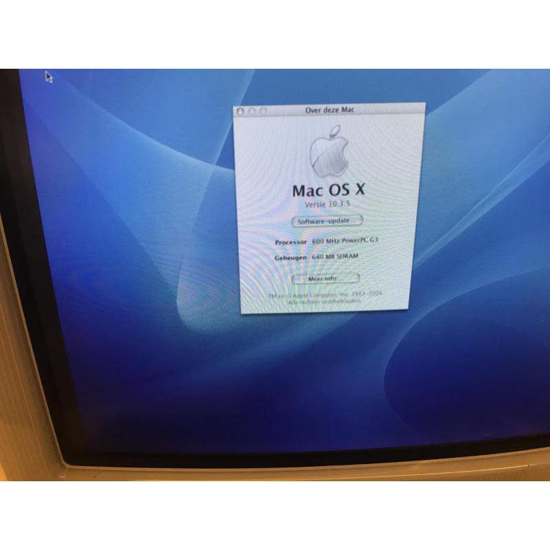 Vintage iMac PowerPC G3 Met bloemmotief