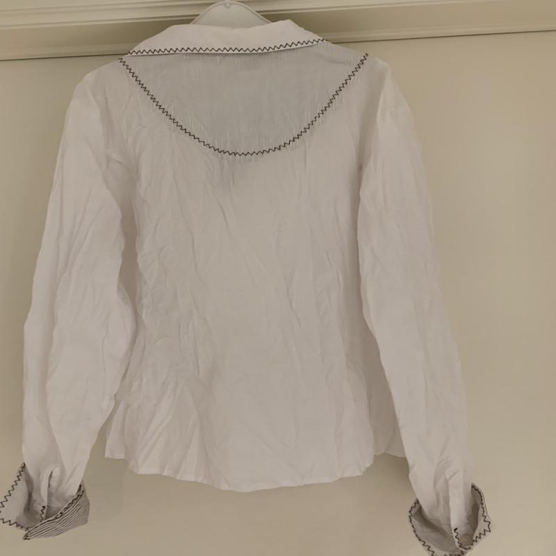 Sportieve blouse, wit, maat 38