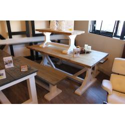 Nieuw! sterke steigerhouten eettafel €299