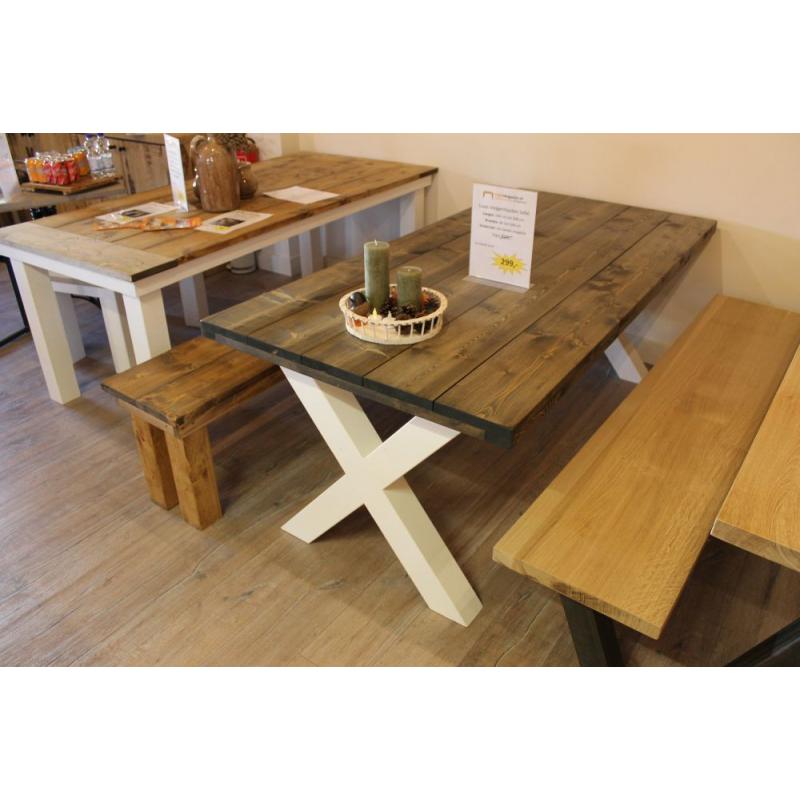 Éénmalige uitverkoop massieve kloostertafel €299