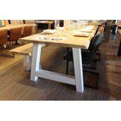 Gigantische actie levendige steigerhouten tafel €129