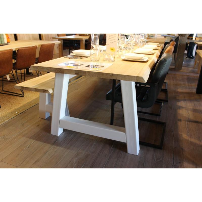 Gigantische actie levendige steigerhouten tafel €129