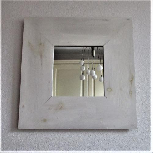 Moderne Houten Spiegels (2x) in 3D