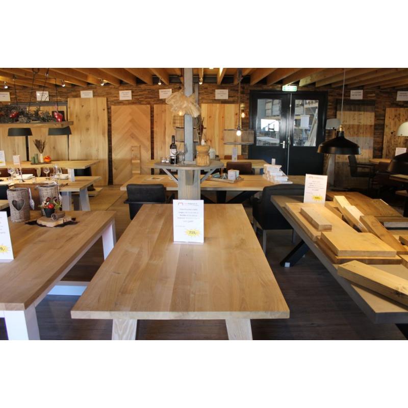 Sensationele actie leuke steigerhouten tafel €129